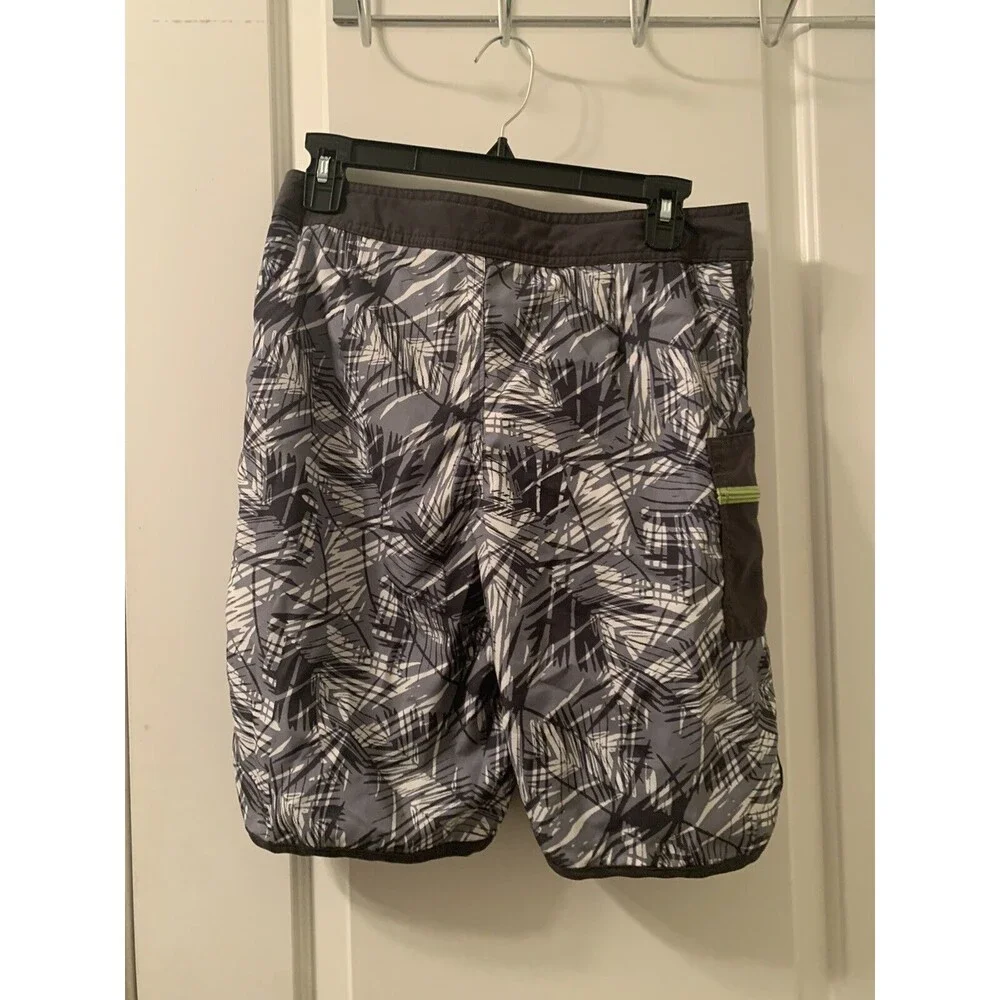 Art Class Boys Printed Mesh Lined Swim Board Shorts 1 Piece Size 16